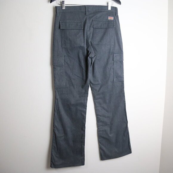 Mavi Women's Dark Grey Slim Flare Cargo Pants Size 29/32 - Picture 5 of 6